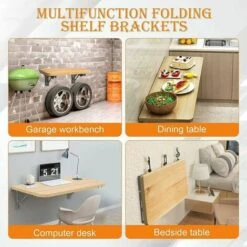 Équerre Pliante 300 Mm,Supports D' Étagères Pliants Charge Maximale 120kg,Support Console Pliable En Acier Inoxydable,Equerre Pour Etagere Murale(2Pcs) 7 Équerre Pliante 300 Mm,Supports D' Étagères Pliants Charge Maximale 120kg,Support Console Pliable En Acier Inoxydable,Equerre Pour Etagere Murale(2Pcs) -Mottetch Boutique 100345352 3