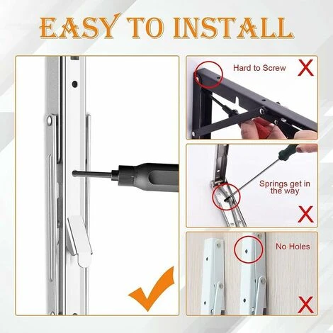 Équerre Pliante 300 Mm,Supports D' Étagères Pliants Charge Maximale 120kg,Support Console Pliable En Acier Inoxydable,Equerre Pour Etagere Murale(2Pcs) 4 Équerre Pliante 300 Mm,Supports D' Étagères Pliants Charge Maximale 120kg,Support Console Pliable En Acier Inoxydable,Equerre Pour Etagere Murale(2Pcs) – Image 4