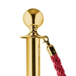 Golden Gate Poteaux De Guidage 2 Poteaux 1 Cordon Doré/rouge -Mottetch Boutique 12990263 4