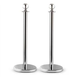 Silver Gate Poteaux De Guidage 2 Poteaux 1 Argenté/rouge -Mottetch Boutique 12990484 3