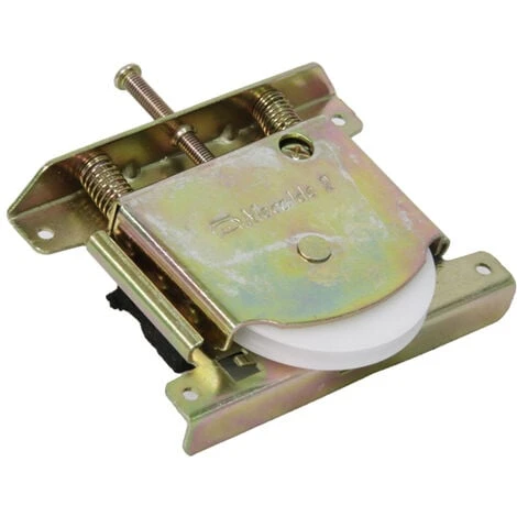 Galet De Roulement De Porte Coulissante De Placard - Charge Par Vantail : 100 Kg - Version : Roulette Avec Rainure - Galet : Ø 60 - MECALDE 1 Galet De Roulement De Porte Coulissante De Placard - Charge Par Vantail : 100 Kg - Version : Roulette Avec Rainure - Galet : Ø 60 - MECALDE