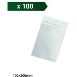 Boite De 100 Sachet Zip 100x200mm - 50µ