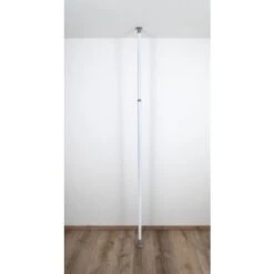 WENKO Barre Télescopique Herkules, Pièce Détachée Pour Système De Rangement Télescopique Herkules, Métal, Ø 7,5 X 165 - 300 Cm, Blanc -Mottetch Boutique 15852967 3