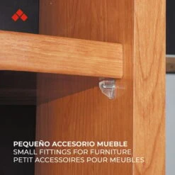 Serrure à Mortaiser Avec Clé Pour Meubles Et Armoires | Fabriqué En Acier | Finition Laiton | Dimensions 78*12*41mm | Système De Fixation Vissé | 1 Unité -Mottetch Boutique 15865641 3