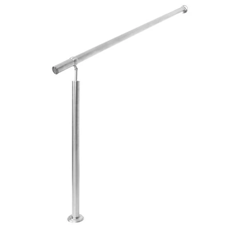 Rampe D'escalier Acier Inox Sans Barreaux Transversaux 80cm 1 Rampe D'escalier Acier Inox Sans Barreaux Transversaux 80cm