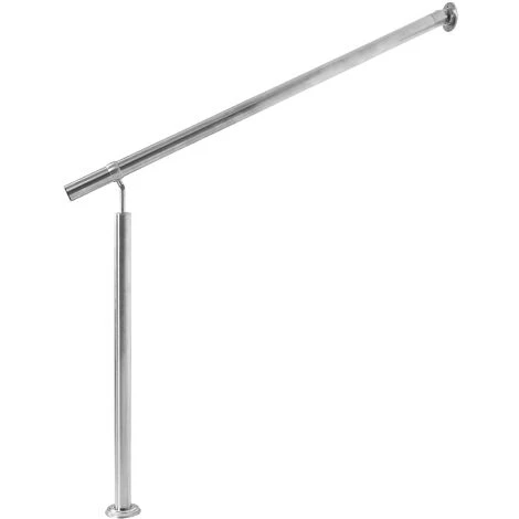 Rampe D'escalier Acier Inox Sans Barreaux Transversaux 80cm 3 Rampe D'escalier Acier Inox Sans Barreaux Transversaux 80cm – Image 3