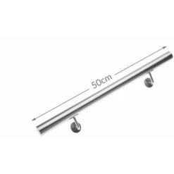 Main Courante En Acier Inoxydable V2A Rampe D'escalier Support Mural - Au Choix 50cm (de) -Mottetch Boutique 18475031 3