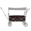 FUXTEC - Tissu D'habitacle Chariot De Transport Pliable Easy Cruiser Marron