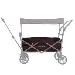 FUXTEC - Tissu D'habitacle Chariot De Transport Pliable Easy Cruiser Marron
