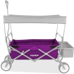 FUXTEC - Tissu D'habitacle Chariot De Transport Pliable Wild Cruiser En Pourpre