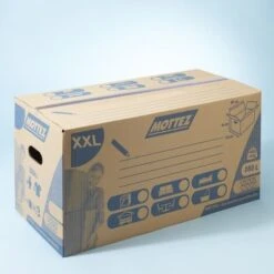 Mottez Carton Solide De Très Grande Taille (160 L)