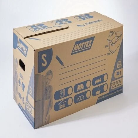 Mottez Petit Carton De Déménagement 36L 1 Mottez Petit Carton De Déménagement 36L