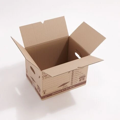 Mottez Petit Carton De Déménagement 36L 2 Mottez Petit Carton De Déménagement 36L – Image 2