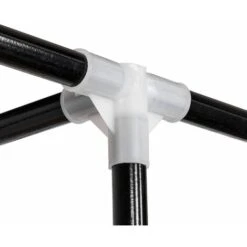 Organisateur De Rangement à Double Tige Pour Garde-robe En Tissu Non Tissé De 69 " - Noir -Mottetch Boutique 26937328 5