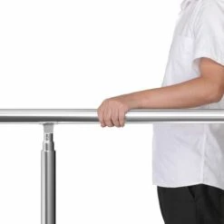 Rampe D'escalier 80/100/120/150/160 Cm Acier Inoxydable Main Courante Balustrade 80 Cm (en), No Crossbars (en) -Mottetch Boutique 27167552 5