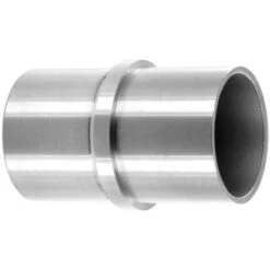 Raccord De Jonction Droit Pour Tube Inox Diam 42,4 X 2mm, Inox Brossé 4,2