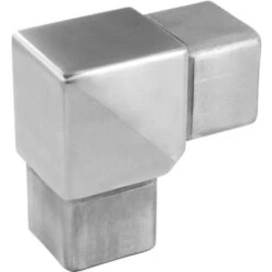 Raccord Angle 90° Pour Tube Carré De 40 X 40 X 2mm En Inox Brossé 4