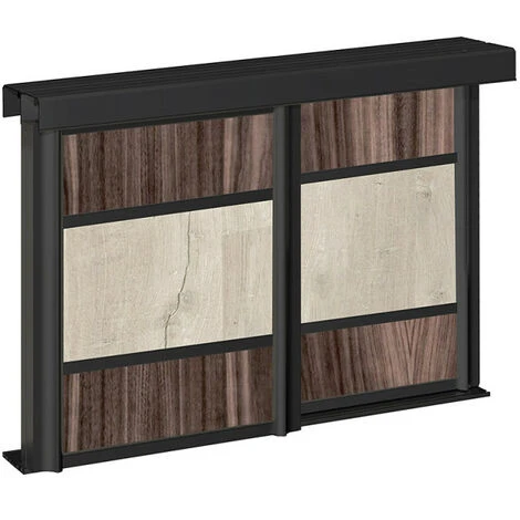 Profil Poignée Pour Porte 18 Mm - L 2700 Mm - Noir 3 Profil Poignée Pour Porte 18 Mm - L 2700 Mm - Noir – Image 3