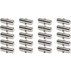 20x Taquet à Tenon 5mm Support étagère Meuble Placard