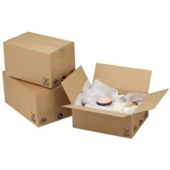 Caisse Américaine Simple Cannelure 360x220x180mm - COLIS 20 CAISSES