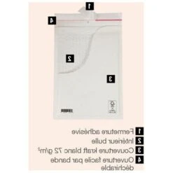 Pochette Matelassée Bulles 270 X 360mm - COLIS DE 100 -Mottetch Boutique 32372735 4