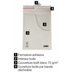 Pochette Matelassée Bulles 270 X 360mm - COLIS DE 100 -Mottetch Boutique 32372735 5