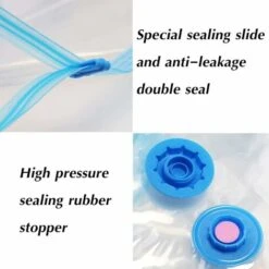 Sac Housse De Rangement Sous Vide Avec Pompe, Lot De 6 Sacs De Rangement Sous Vide XXL - 80120cm - Couleur Aléatoire -Mottetch Boutique 32985921 3