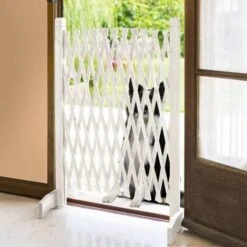 Barrière De Protection Extensible Blanche Plastique -Mottetch Boutique 3366528 5