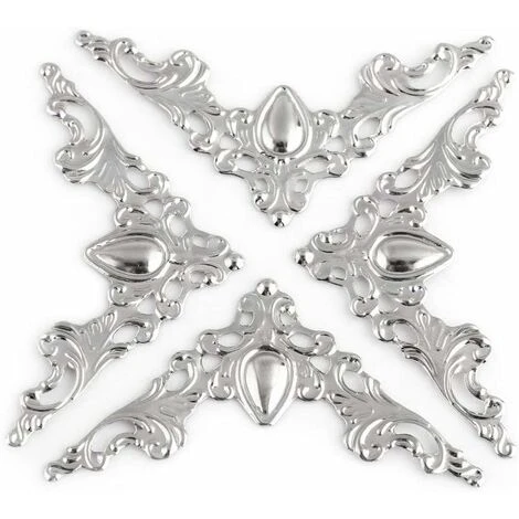 Lot De 40 Pochettes Décoratives En Métal Vieilli Pour Scrapbooking, Albums, Menus Et Coins 1 Lot De 40 Pochettes Décoratives En Métal Vieilli Pour Scrapbooking, Albums, Menus Et Coins