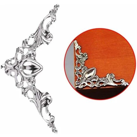 Lot De 40 Pochettes Décoratives En Métal Vieilli Pour Scrapbooking, Albums, Menus Et Coins 3 Lot De 40 Pochettes Décoratives En Métal Vieilli Pour Scrapbooking, Albums, Menus Et Coins – Image 3