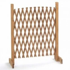 Barrière Extensible Bois Treillis 30 à 150 Cm