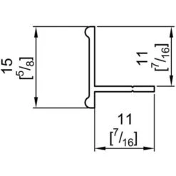 Profil Bas En T - L : 1800 Mm - Argent -Mottetch Boutique 455918 4