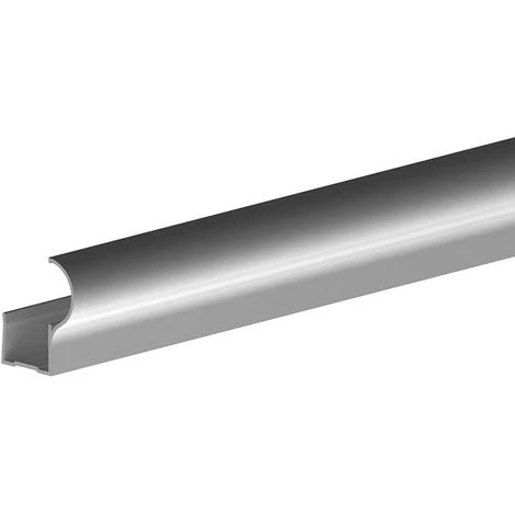 Profil Poignée Pour Porte 16 Mm - L : 2700 Mm - Argent 1 Profil Poignée Pour Porte 16 Mm - L : 2700 Mm - Argent