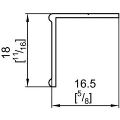 Profil Bas En L 18x16.5 Mm - L : 3000 Mm - Argent 7 Profil Bas En L 18x16.5 Mm - L : 3000 Mm - Argent -Mottetch Boutique 455930 4