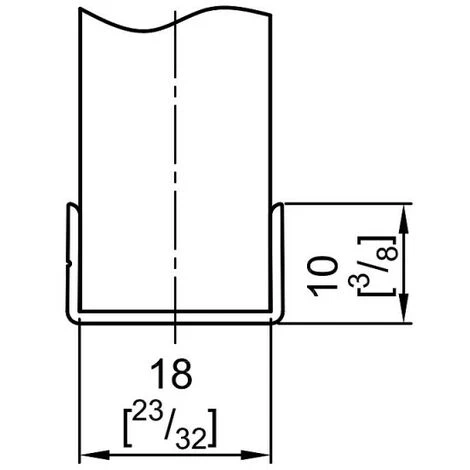 Profil En U Pour Porte 18 Mm - L : 3000 Mm - Argent 4 Profil En U Pour Porte 18 Mm - L : 3000 Mm - Argent – Image 4