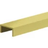Profil En U Pour Porte 16 Mm - L : 3000 Mm - Or