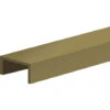 Profil En U Pour Porte 16 Mm - L : 3000 Mm - Bronze