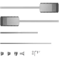 Elévateur De Penderie Acier - Boîtier Argent - Largeur Dressing 920-1240 Mm -Mottetch Boutique 455970 3