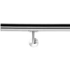Kit Main Courante Rambarde Support Mural 100 Cm Dispositif De Fixation Escaliers Acier Affiné V2A -Mottetch Boutique 4634970 5