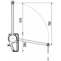 Élévateur De Penderie Double à Charge Réglable - Charge Maxi : 20 Kg - Charge Mini : 14 Kg - Décor : Gris Alu - Décor Tube : Chromé - Fixation : Latérale - Hauteur : 910 Mm - Largeur Maxi : 1150 Mm - -Mottetch Boutique 49990360 4