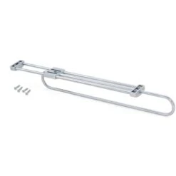 Emuca Porte-vêtements Extractible Self Pour Armoire, 300, Peint En Aluminium, Acier Et Plastique, 10 U