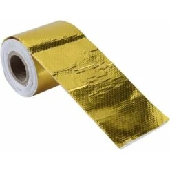 Ruban Adhésif Anti-chaleur Rouleau De Papier D'aluminium De Voiture 5m X 5cm Ruban Adhésif Réfléchissant D'enveloppe De Bouclier Thermique (or)LO-Ron -Mottetch Boutique 58260826 3