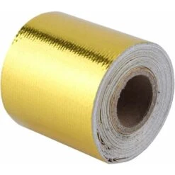 Ruban Adhésif Anti-chaleur Rouleau De Papier D'aluminium De Voiture 5m X 5cm Ruban Adhésif Réfléchissant D'enveloppe De Bouclier Thermique (or)LO-Ron -Mottetch Boutique 58260826 4
