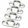 Déstockage 4Pcs 5mm Pontet En Acier Inoxydable Oeil Plaques Pad Eye Ring Hook