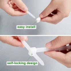 LYCXAMES -- 100PCS Attaches De Câble Zip Duty 25CM Strong Large Cable Wire Ties - Industrial Durable Strong Wire Ties For Binding Fences, Awnings Tying Branches Bundling Of Crops Fixed Water Pipes -Mottetch Boutique 59303804 5