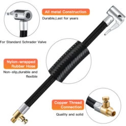 Tube D'extension De Pompe De Gonflage De Pneu De Voiture Peut Etre Degonfle 20CM -Mottetch Boutique 59662094 3