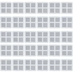 Déstockage 30pcs Ruban De Réparation Pour Moustiquaire,Réparation De Fenêtre Et Porte Moustiquaire Adhésif Maille Autocollant,Utilisé Pour Réparer Les Moustiquaires,Gaze