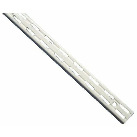 Crémaillere 3201 Double Perforation Hauteur 229cm En Epoxy Blanc 1 Crémaillere 3201 Double Perforation Hauteur 229cm En Epoxy Blanc