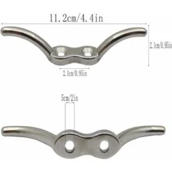 2 Pièces Taquets D'amarrage, Taquet De Drapeau En Acier Inoxydable, Pour Réparer Les Mâts De L'école, Mâts Sur Les Navires, Stores(Argent) JUNJUN 9 2 Pièces Taquets D'amarrage, Taquet De Drapeau En Acier Inoxydable, Pour Réparer Les Mâts De L'école, Mâts Sur Les Navires, Stores(Argent) JUNJUN -Mottetch Boutique 64192008 5