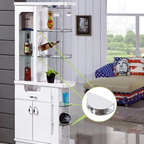 Lot De 8 Pinces De Serrage Réglables Pour étagère En Verre Sans Cadre En Alliage De Zinc - Pinces De Serrage Pour Verre De 8 à 12 Mm D'épaisseur - En Chrome Poli 5 Lot De 8 Pinces De Serrage Réglables Pour étagère En Verre Sans Cadre En Alliage De Zinc - Pinces De Serrage Pour Verre De 8 à 12 Mm D'épaisseur - En Chrome Poli – Image 5